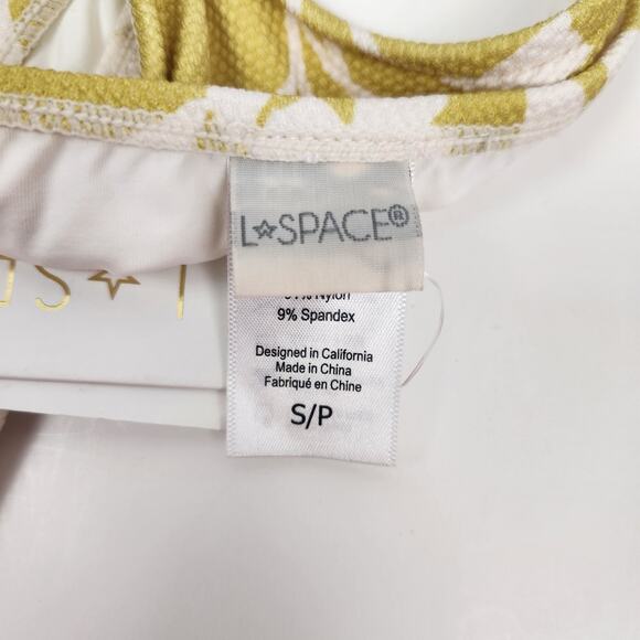 L*Space Rylee Bikini Bottom Itsy Cut in Havana Blooms Green Size Small NWT - Picture 6 of 6